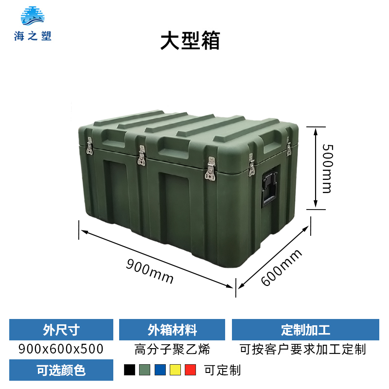 Rolling Plastic Large Box