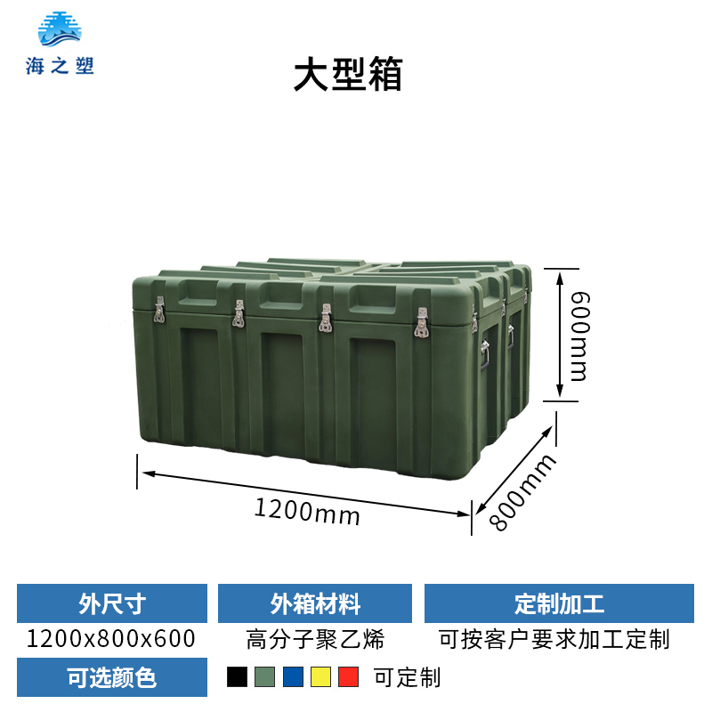 Rolling Plastic Large Box